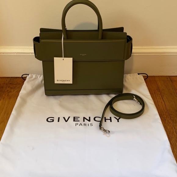 givenchy small khaki green horizon bag - Picture 1 of 12